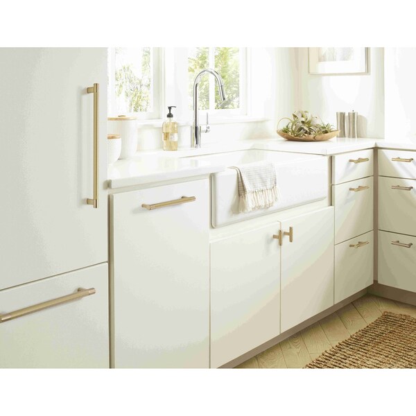 Amerock Bronx 10-1/16 in 256 mm Center-to-Center Golden Champagne Cabinet Pull - BP36560BBZ