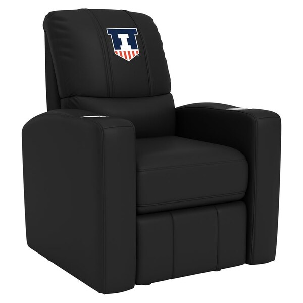 Dreamseat Stealth Recliner with Illinois Fighting illini Logo - XZ52082CDSMHTBLK-PSCOL13600