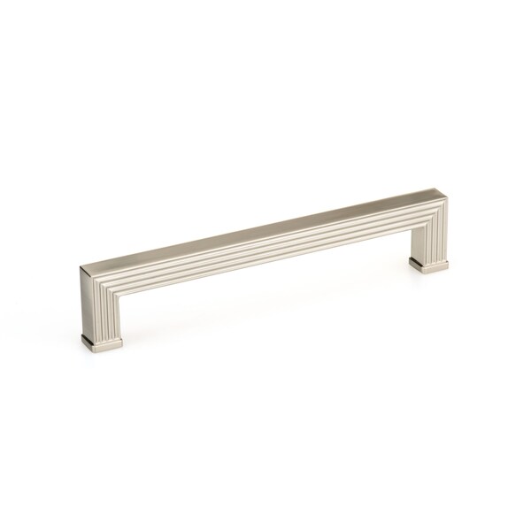 Richelieu 7-9/16 in. (192 mm) Center-to-Center Brushed Nickel Transitional Drawer Pull - BP8788192195