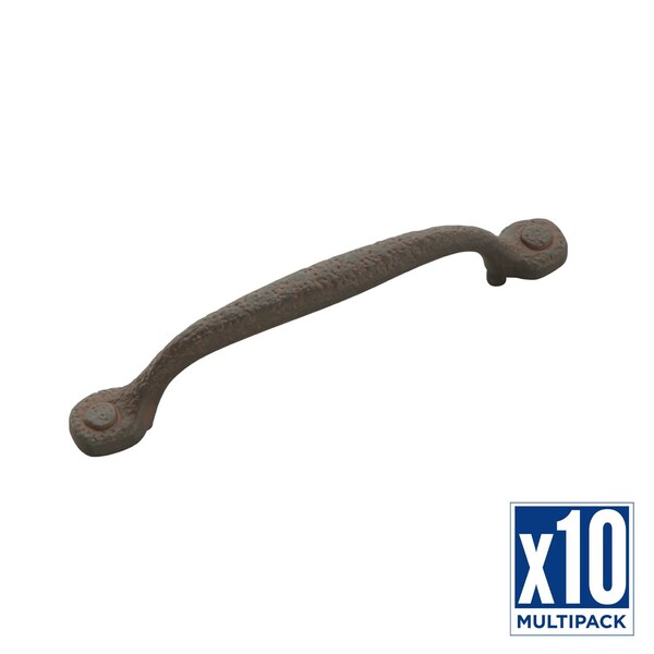 Hickory Hardware Pull 5-1/16 Inch (128mm) Center to Center, 10PK - P2998-RI-10B