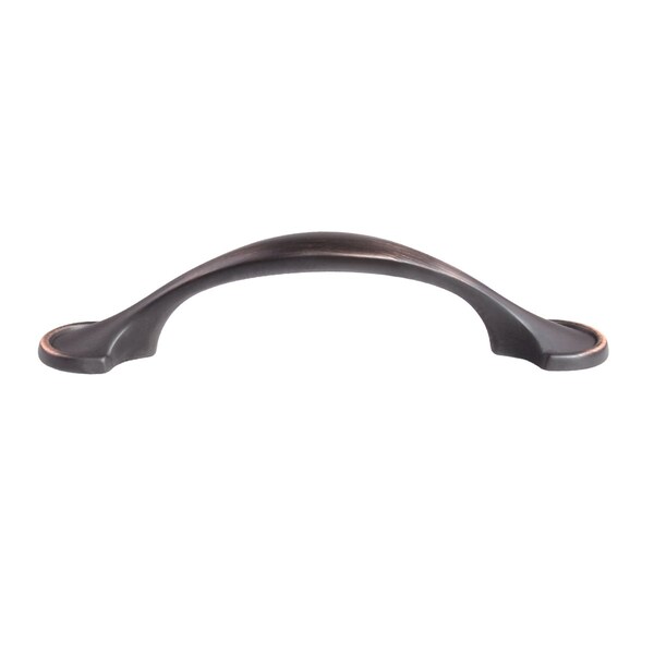 South Main Hardware 3 in. (76 mm) Oil Rubbed Bronze Traditional Rounded-Foot Drawer Pull (10PK) - SH3050-OR-10