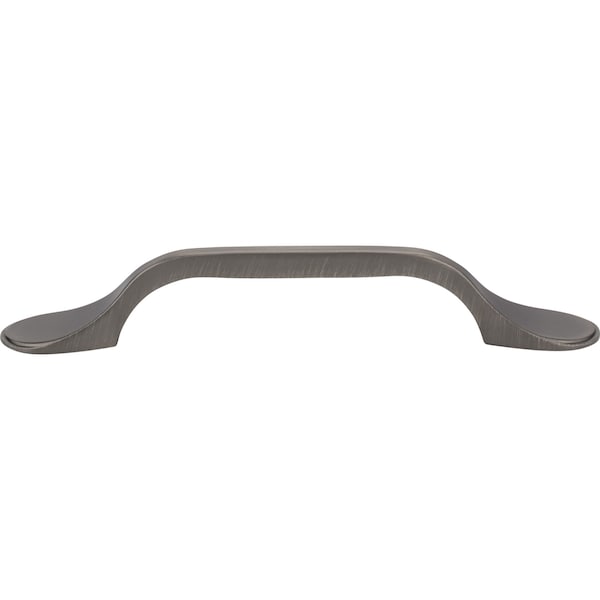 Elements By Hardware Resources 96 mm Center-to-Center Brushed Pewter Kenner Cabinet Pull - 254-96BNBDL