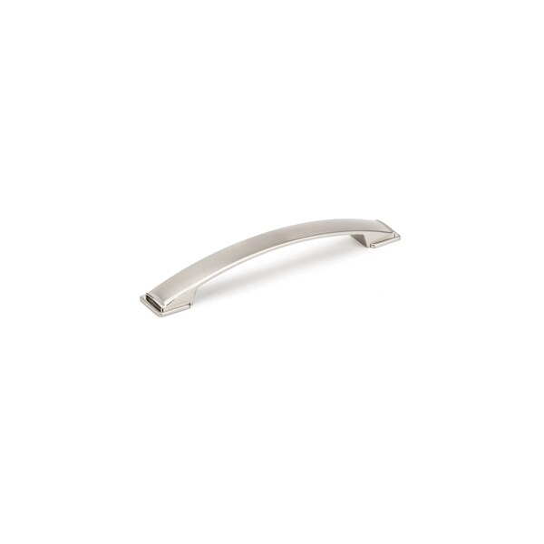 Richelieu 6 5/16 in (160 mm) Center-to-Center Brushed Nickel Contemporary Cabinet Pull - BP83235160195