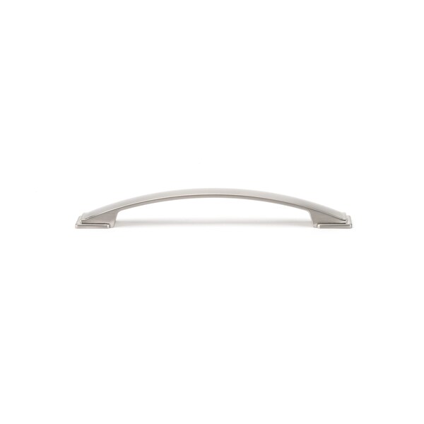 Richelieu 6 5/16 in (160 mm) Center-to-Center Brushed Nickel Contemporary Cabinet Pull - BP83235160195