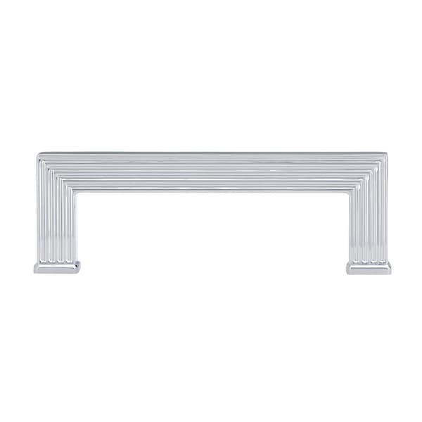 Richelieu 3-3/4 in. (96 mm) Center-to-Center Chrome Transitional Drawer Pull - BP878896140