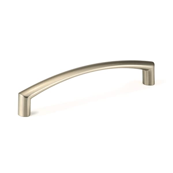 Richelieu 5-1/16 in. (128 mm) Center-to-Center Brushed Nickel Contemporary Drawer Pull - BP650020128195
