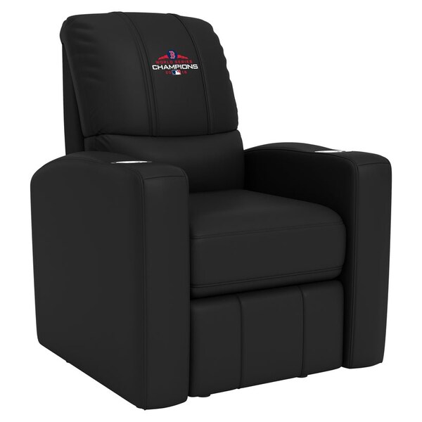 Dreamseat Stealth Recliner with Boston Red Sox 2018 Champions Logo - XZ52082CDSMHTBLK-PSMLB20034