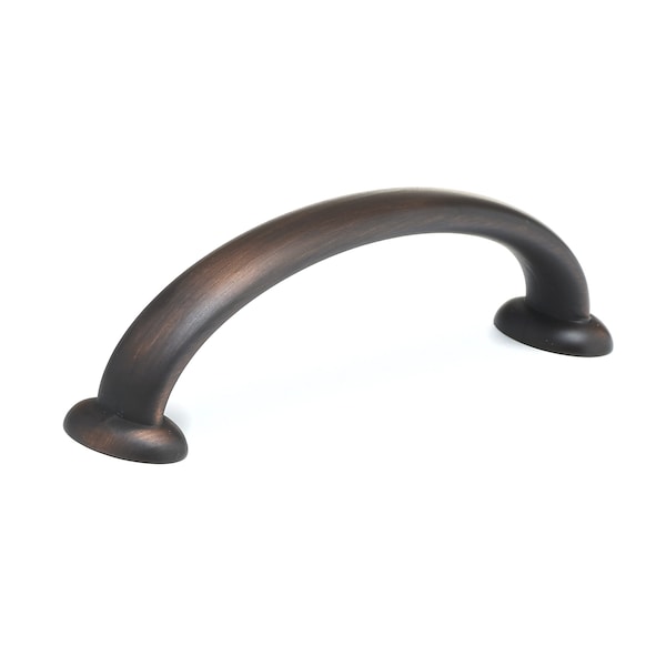 Richelieu 3 3/4 in (96 mm) Center-to-Center Brushed Oil-Rubbed Bronze Traditional Cabinet Pull Dorval - 5127896BORB