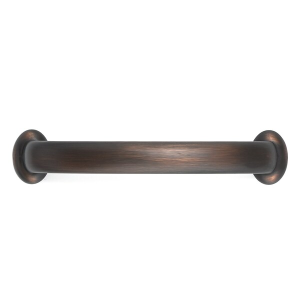 Richelieu 3 3/4 in (96 mm) Center-to-Center Brushed Oil-Rubbed Bronze Traditional Cabinet Pull Dorval - 5127896BORB