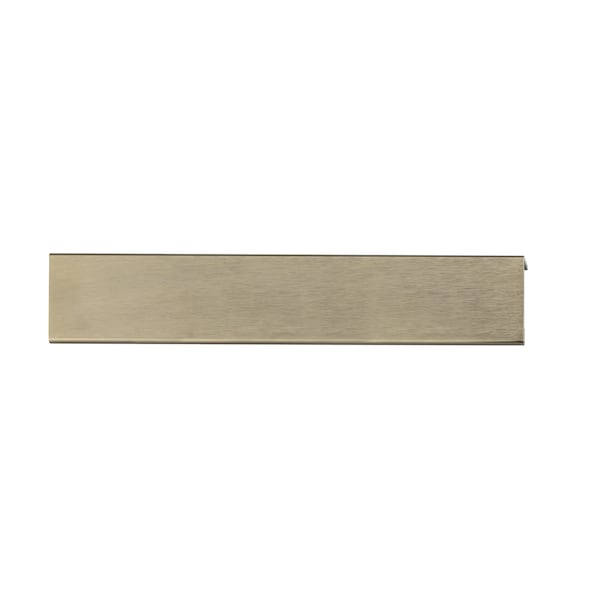 Richelieu 7 9/16 in (192 mm) Champagne Bronze Contemporary Aluminum Edge Pull, Lincoln Collection - BP9898192CHBRZ
