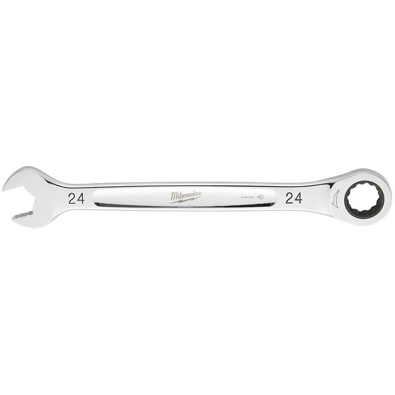 Milwaukee 24 mm Ratcheting Combination Wrench - 45-96-9324