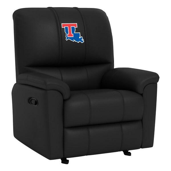 Dreamseat Rocker Recliner with Louisiana Tech Bulldogs Logo - XZ52031CDRRBLK-PSCOL13340