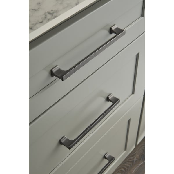Jeffrey Alexander 96 mm Center-to-Center Brushed Pewter Sullivan Cabinet Pull - 752-96BNBDL