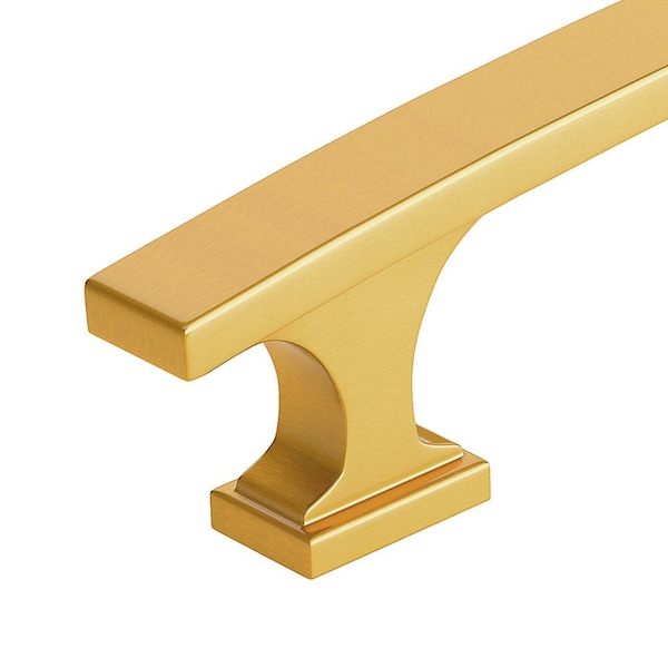 Richelieu 12 5/8-inch (320 mm) Center to Center Aurum Brushed Gold Transitional Cabinet Pull - BP5254320158