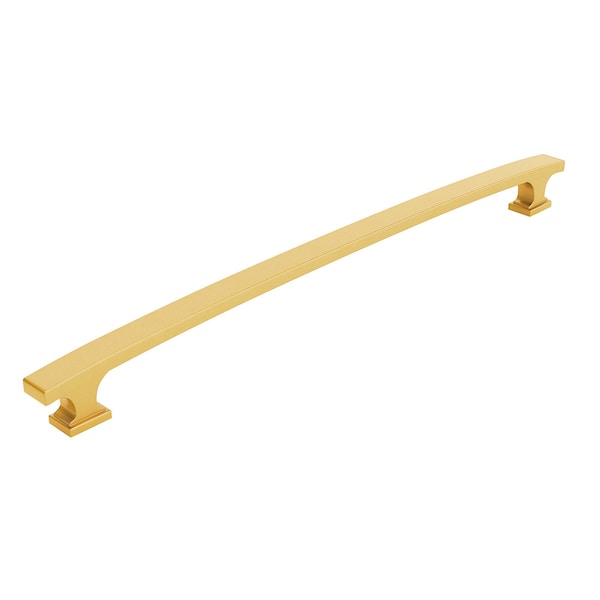 Richelieu 12 5/8-inch (320 mm) Center to Center Aurum Brushed Gold Transitional Cabinet Pull - BP5254320158