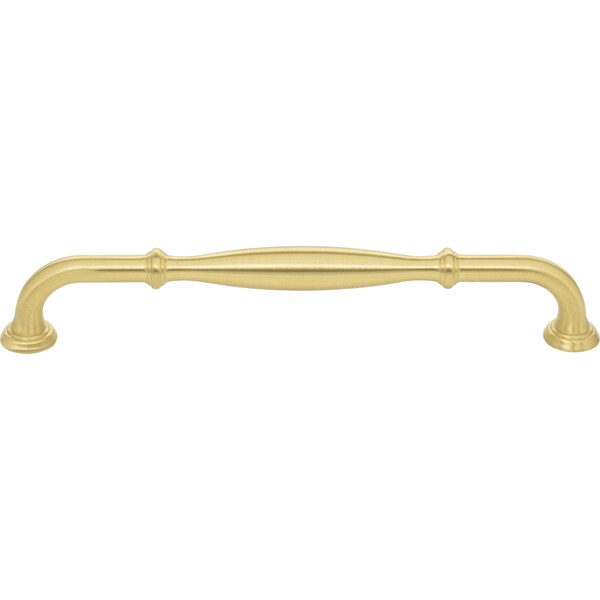Jeffrey Alexander 192 mm Center-to-Center Brushed Gold Tiffany Cabinet Pull - 658-192BG