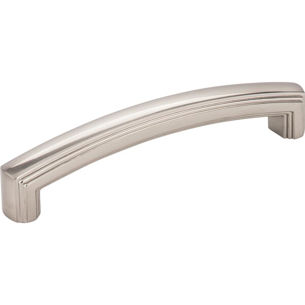 Jeffrey Alexander 128 mm Center-to-Center Satin Nickel Delgado Cabinet Pull - 519-128SN