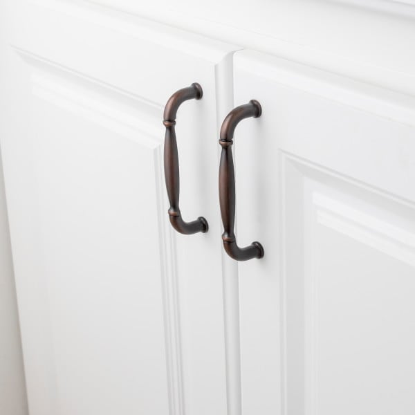 Jeffrey Alexander 96 mm Center-to-Center Gun Metal Chesapeake Cabinet Pull - 737-96DACM
