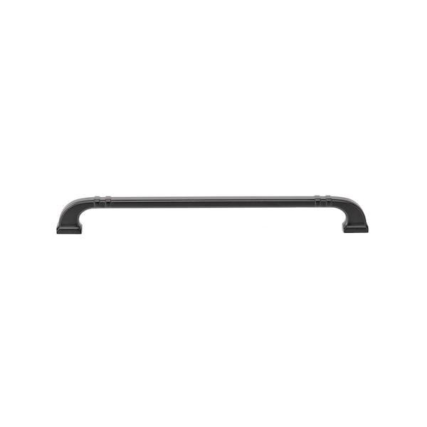 Richelieu 12 5/8-inch (320 mm) Center to Center Matte Black Transitional Cabinet Pull - BP8650320900