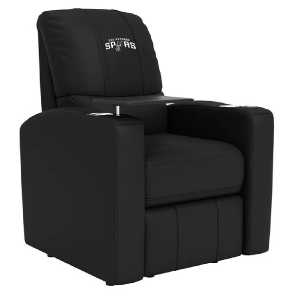 Dreamseat Stealth Power Plus Recliner with San Antonio Spurs Logo - XZ520823901CDSMHTUSBBLK-PSNBA32050