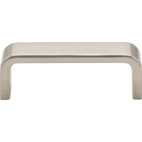Elements By Hardware Resources 3" Center-to-Center Satin Nickel Square Asher Cabinet Pull - 193-3SN