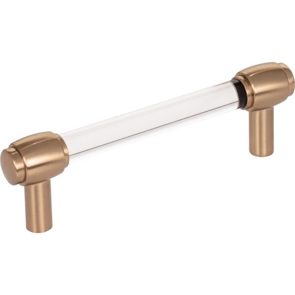 Jeffrey Alexander 96 mm Center-to-Center Satin Bronze Carmen Cabinet Bar Pull - 775-96SBZ