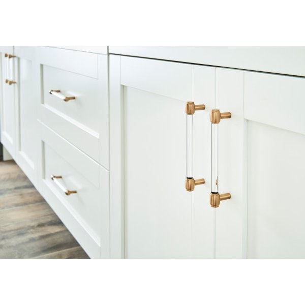 Jeffrey Alexander 96 mm Center-to-Center Satin Bronze Carmen Cabinet Bar Pull - 775-96SBZ