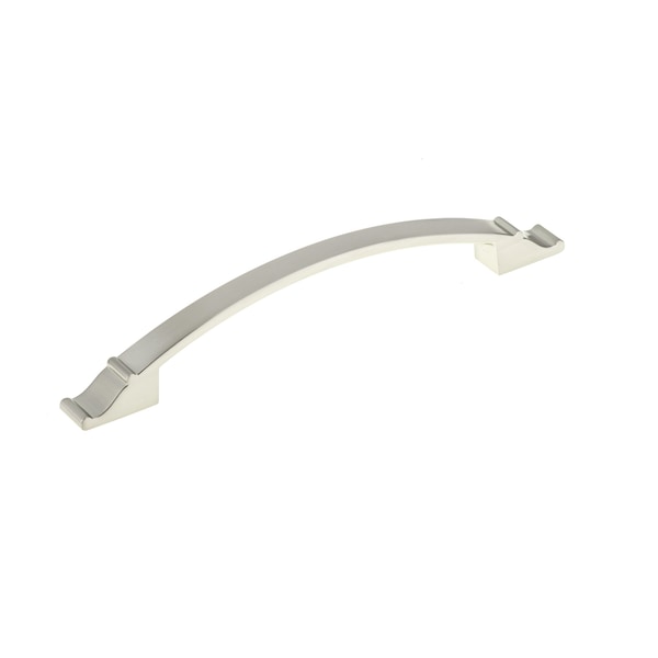Richelieu 6 5/16 in (160 mm) Center-to-Center Brushed Nickel Traditional Drawer Pull - BP2606160195