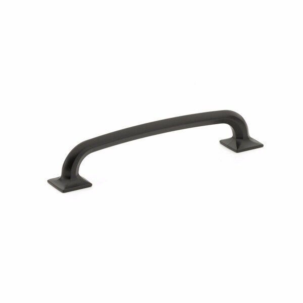 Schaub 6in Center to Center Northport Cabinet Pull Matte Black Finish - 207-MB