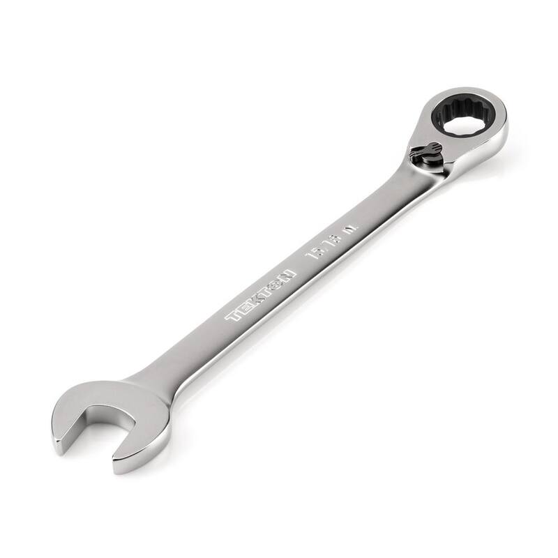TEKTON 15/16 in. Reversible 12-Point Ratcheting Combination Wrench - WRC23324
