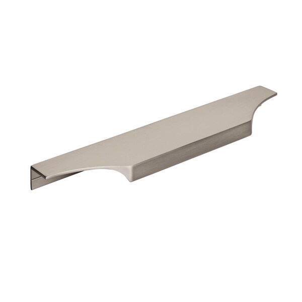 Amerock Extent 8-9/16 in 217 mm Center-to-Center Satin Nickel Cabinet Edge Pull - BP36753G10