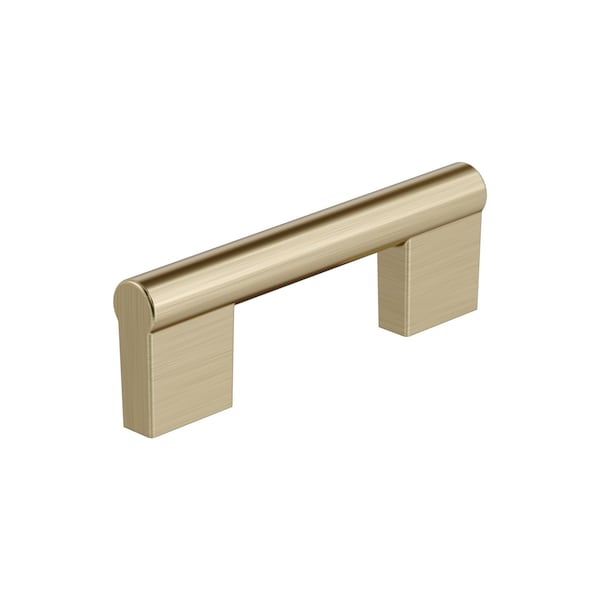 Amerock Versa 3 inch 76mm Center-to-Center Golden Champagne Cabinet Pull - BP55530BBZ