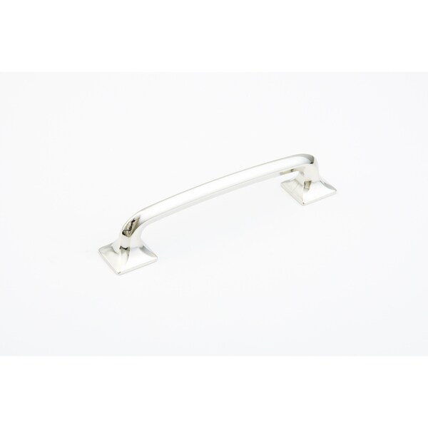 Schaub 5in Center to Center Northport Square Cabinet Pull Polished Nickel Finish - 216-PN