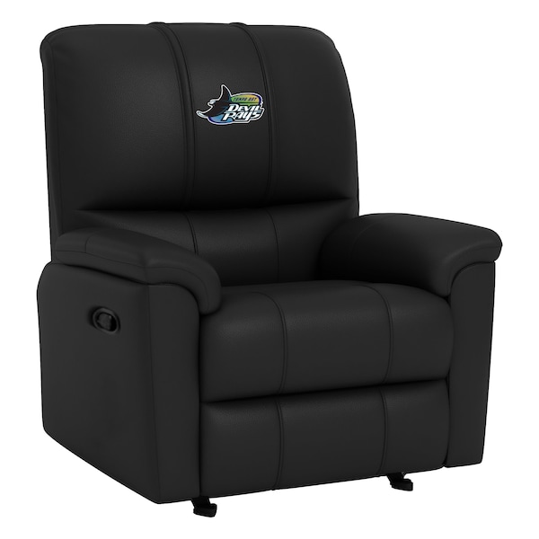Dreamseat Rocker Recliner with Tampa Bay Rays Cooperstown Primary - XZ52031CDRRBLK-PSCOOP0105