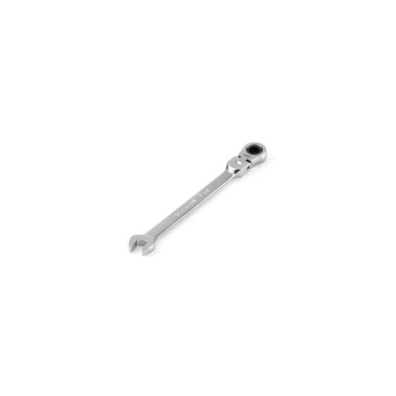 TEKTON 7 mm Flex Head 12-Point Ratcheting Combination Wrench - WRC26407