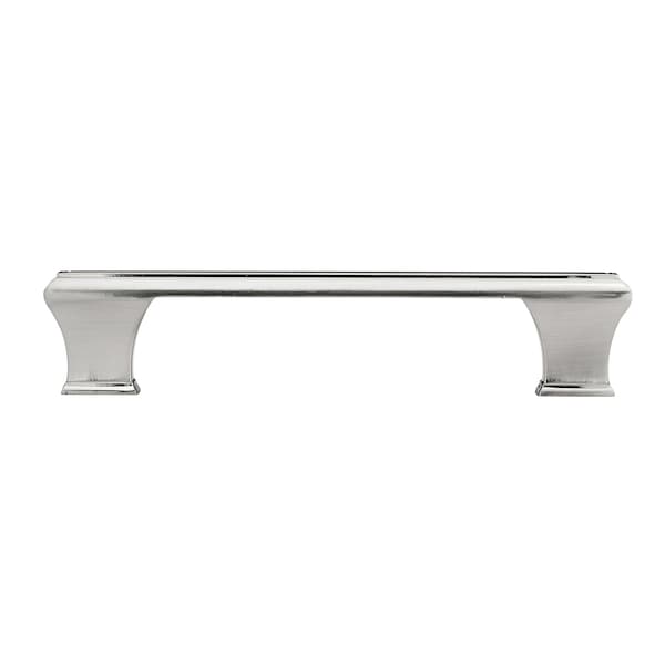 Richelieu 5 1/16 in (128 mm) Center-to-Center Brushed Nickel Traditional Drawer Pull - BP775128195