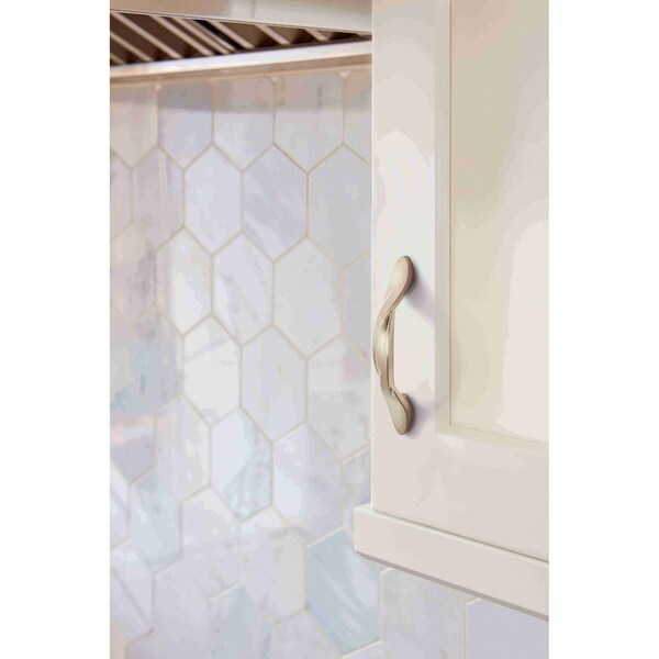 Amerock Everyday Heritage 3 in 76 mm Center-to-Center Satin Nickel Cabinet Pull, 10PK - 10BX21171G10