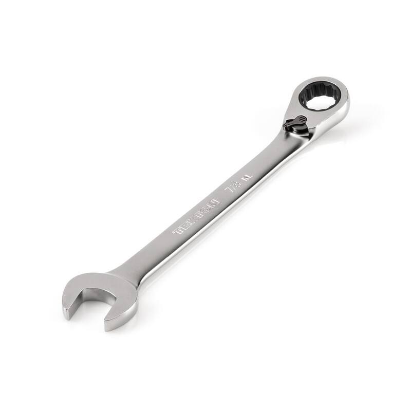 TEKTON 7/8 in. Reversible 12-Point Ratcheting Combination Wrench - WRC23322