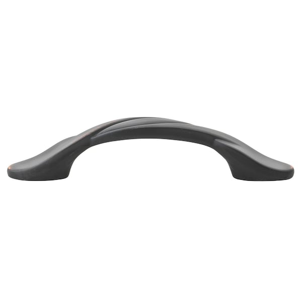 Gliderite Hardware 3 in. Classic Twisted Pull Cabinet Hardware Handle - 87340-ORB, 25PK - 87340-ORB-25