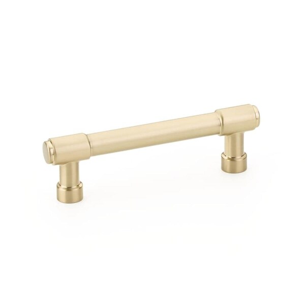 Vecindario 3.5 in. Jasper Center to Center Cabinet Pull, Satin Brass - VE3240015