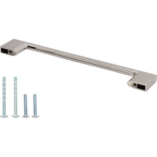 Designperfect 6-5/16'' Center-to-Center Handle Pull, Brushed Satin Nickel - DPA-S795SNB