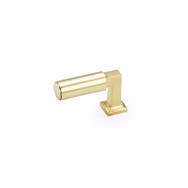 Schaub 2in Haniburton Cabinet Finger Pull Unlacquered Brass Finish - 472-UNBR