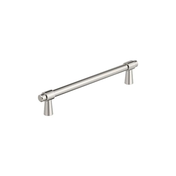 Amerock Destine 6-5/16 inch 160mm Center-to-Center Polished Nickel Cabinet Pull - BP36860PN