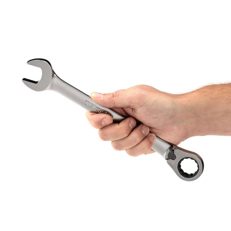 TEKTON 23 mm Reversible 12-Point Ratcheting Combination Wrench - WRC23423