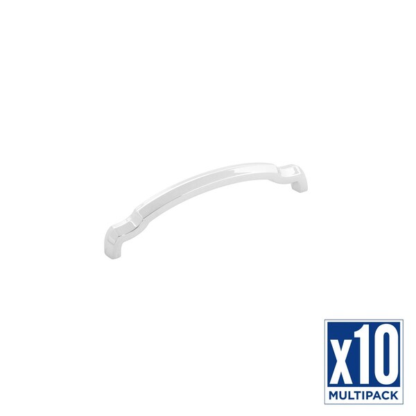 Hickory Hardware Pull 5-1/16 Inch (128mm) Center to Center, 10PK - H077864CH-10B