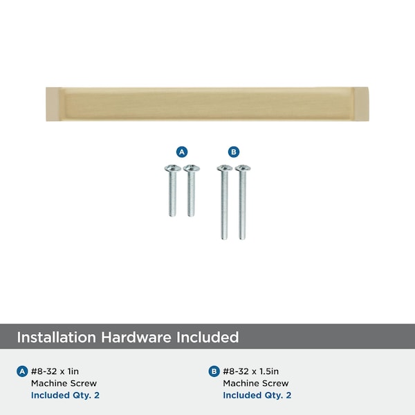 Amerock Blackrock 3-3/4 in 96 mm Center-to-Center Champagne Bronze Cabinet Pull - BP55276CZ