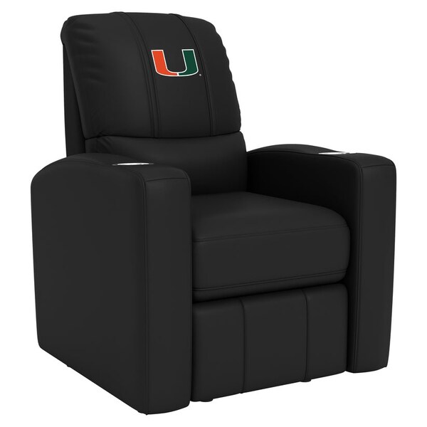 Dreamseat Stealth Recliner with Miami Hurricanes Logo - XZ52082CDSMHTBLK-PSCOL12110