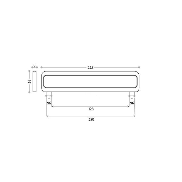 Richelieu 12 5/8 in (320 mm) Center-to-Center Brushed Nickel Contemporary Cabinet Pull - 685320195