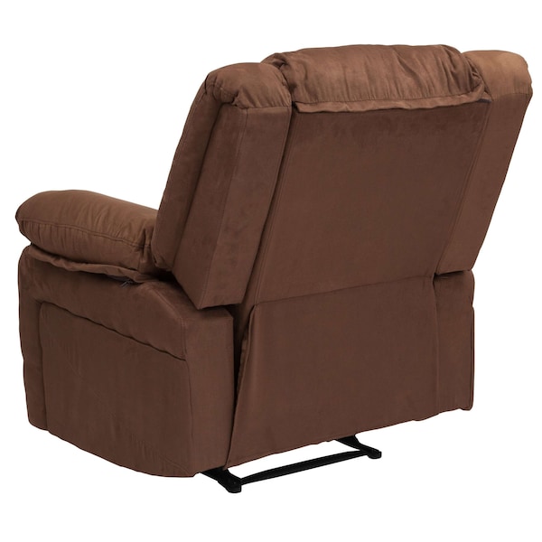Flash Furniture Recliner, Harmony, Microfiber, Brown - BT-70597-1-BN-MIC-GG