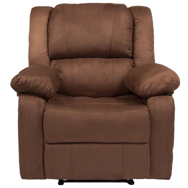 Flash Furniture Recliner, Harmony, Microfiber, Brown - BT-70597-1-BN-MIC-GG